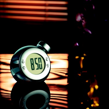 Logo trade promotional gifts picture of: Water powered LCD desk clock
