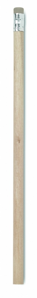 Logo trade corporate gift photo of: Pencil with eraser