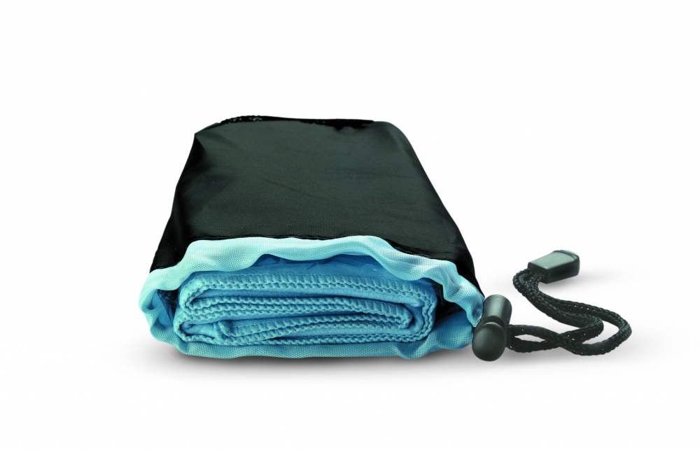 Logotrade promotional products photo of: Sport towel in nylon pouch