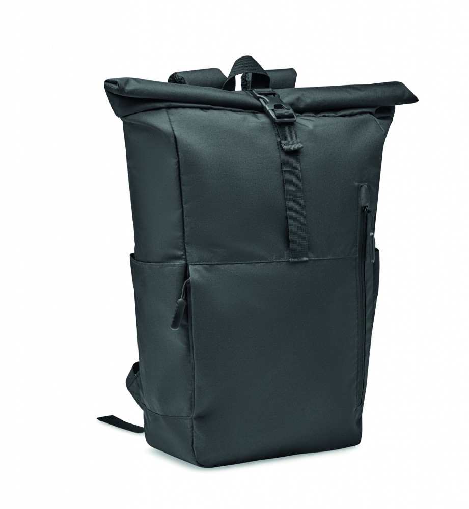 Logo trade promotional product photo of: 300D RPET rolltop backpack
