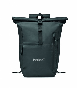 Logotrade promotional items photo of: 300D RPET rolltop backpack