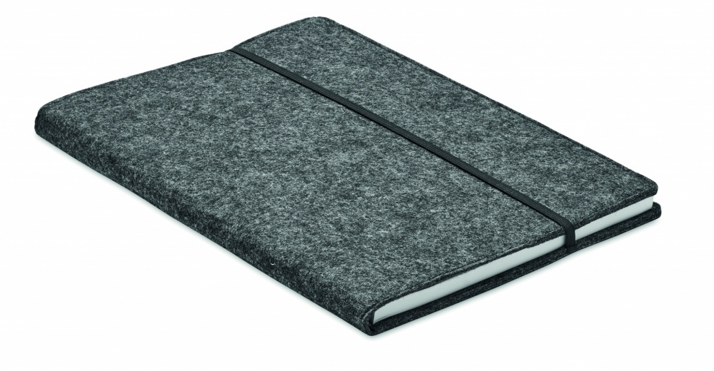 Logotrade promotional gift image of: A5 notebook RPET felt