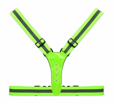 Logo trade business gifts image of: Reflective body belt with LED