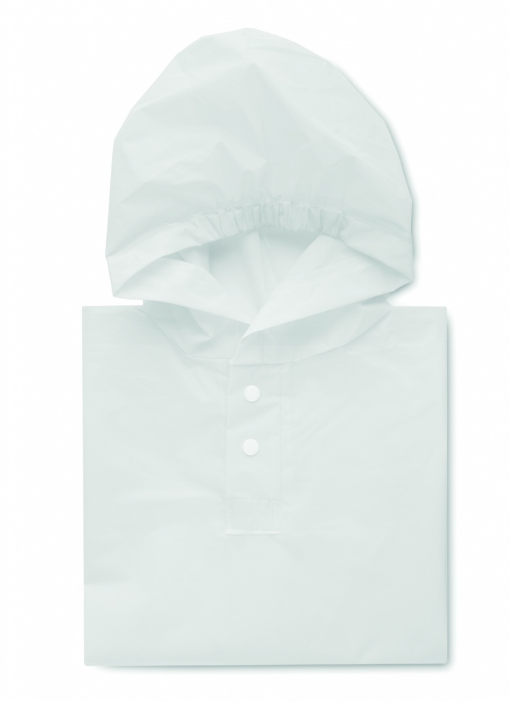 Logo trade promotional gifts image of: PEVA kid rain coat with hood