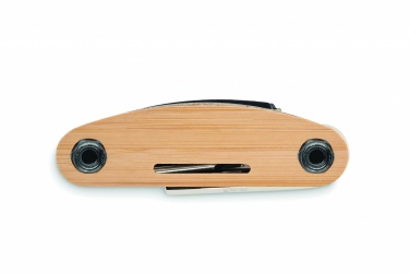 Logo trade promotional gifts image of: Multi tool pocket in bamboo
