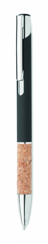 Logotrade advertising product image of: Ballpoint pen made of aluminum with a cork grip