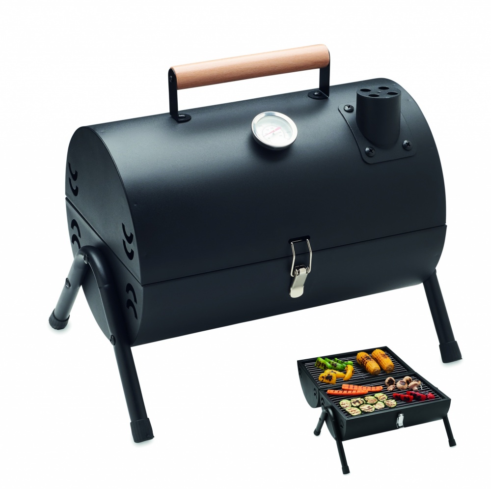 Logo trade promotional items image of: Portable barbecue with chimney