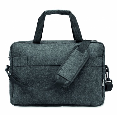 Logo trade promotional item photo of: 15 inch RPET felt laptop bag