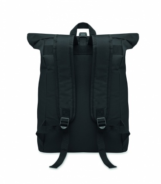 Logotrade advertising products photo of: 600Dpolyester rolltop backpack