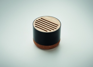 Logo trade corporate gifts image of: Cork and aluminium speaker