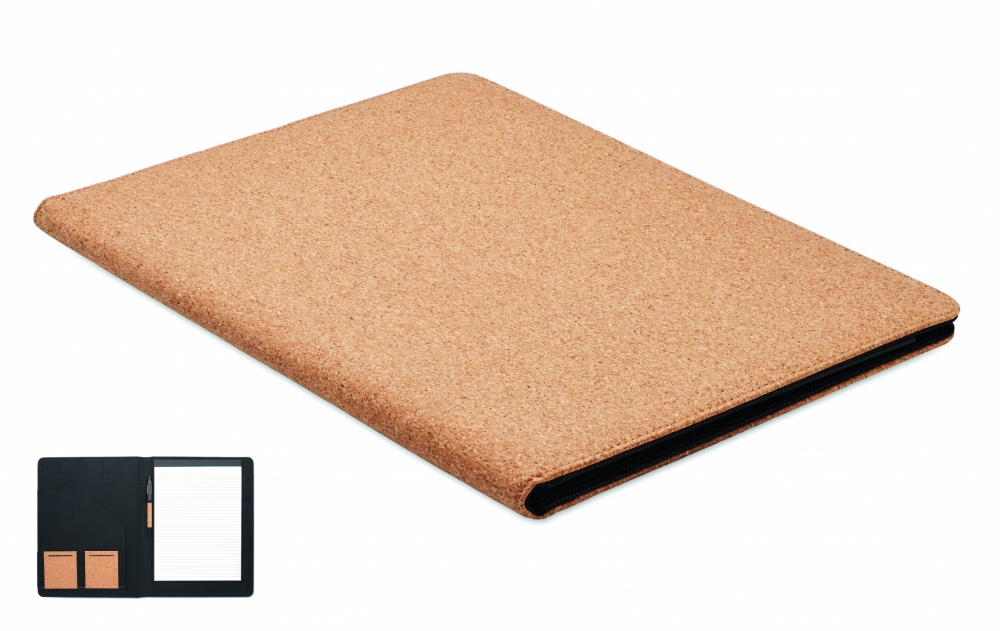 Logo trade advertising products picture of: A4 cork conference folder
