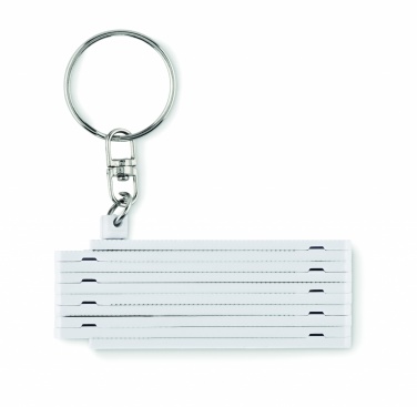 Logo trade promotional gifts picture of: Carpenters ruler key ring 50cm Kotka