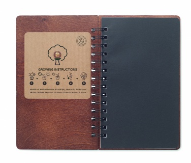 Logo trade corporate gift photo of: A5 Birch tree GROWBOOK™