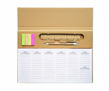 Logotrade promotional gifts photo of: Weekly desktop planner