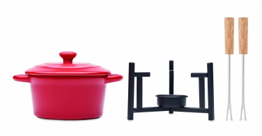 Logotrade promotional item picture of: Ceramic fondue set 300 ml
