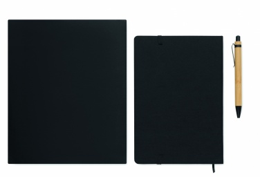 Logo trade promotional gifts picture of: A5 RPET notebook set