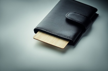 Logotrade promotional item picture of: RFID card in bamboo material