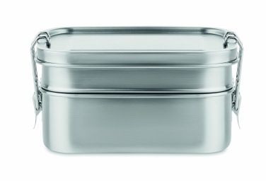 Logo trade promotional giveaway photo of: Stainless steel lunch box
