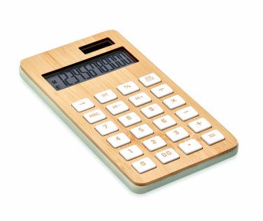 Logotrade promotional giveaway picture of: 12 digit bamboo calculator