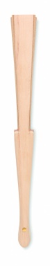 Logotrade business gifts photo of: Wood hand fan with cork fabric