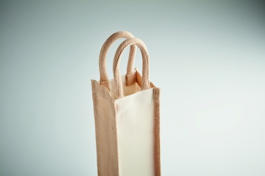 Logotrade promotional giveaways photo of: Jute wine bag for one bottle