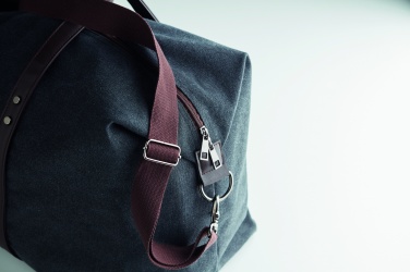 Logo trade business gift photo of: Weekend bag in canvas 450gr/m²