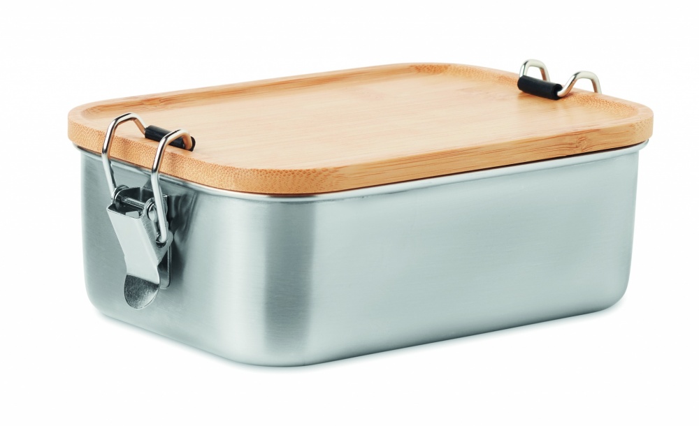 Logo trade promotional items image of: Stainless steel lunch box 750ml