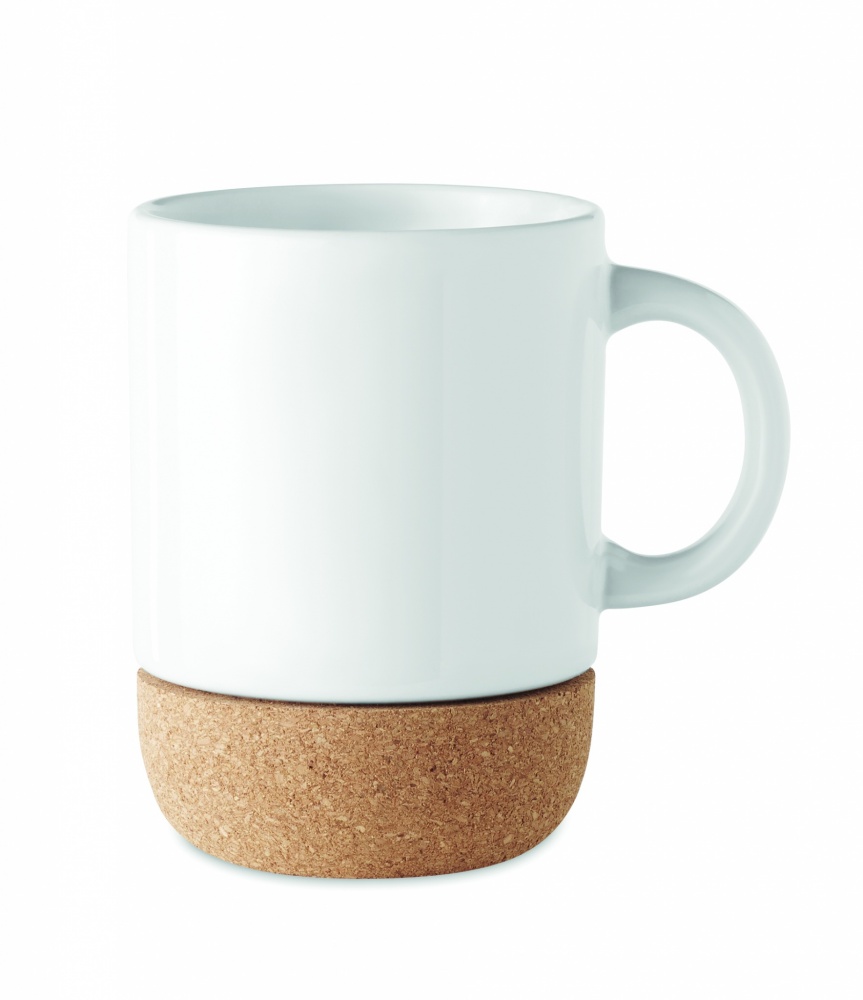 Logo trade business gift photo of: Sublimation mug with cork base