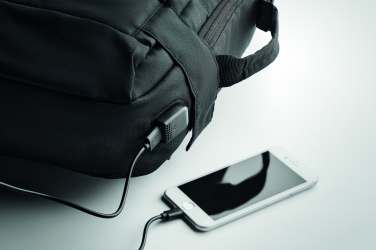 Logotrade promotional merchandise image of: Laptop backpack in 300D RPET