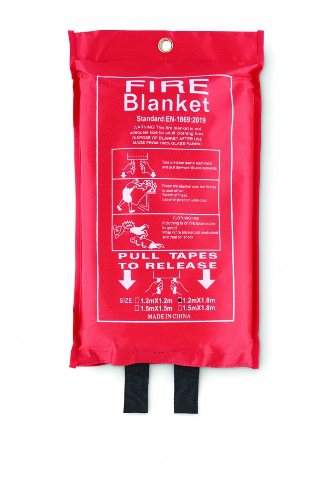Logotrade promotional products photo of: Fire blanket in pouch 120x180