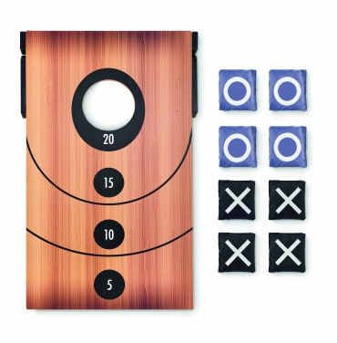 Logo trade promotional product photo of: Double sided MDF game set