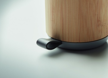 Logo trade promotional item photo of: 5.3 wireless bamboo speaker