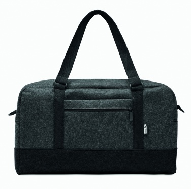 Logo trade corporate gifts image of: RPET felt weekend bag