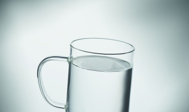Logo trade promotional merchandise picture of: Glass mug 400ml with cork base