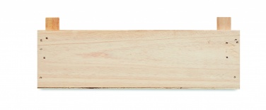 Logo trade promotional giveaways image of: Strawberry kit in wooden crate