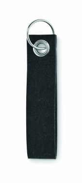 Logo trade promotional giveaways picture of: RPET felt key ring Hämeenlinna