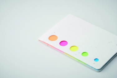 Logo trade promotional items image of: Seed paper page markers pad