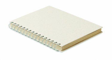 Logotrade promotional products photo of: A5 grass notebook 80 lined