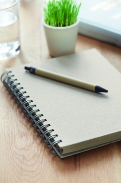 Logotrade promotional gifts photo of: A5 grass notebook 80 lined