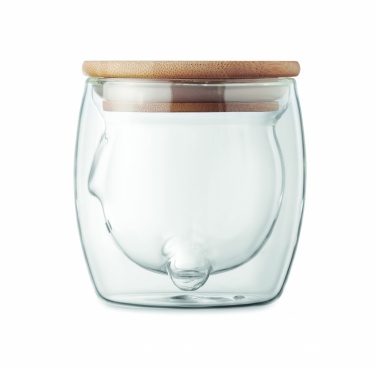 Logo trade corporate gift photo of: Double wall borosilicate mug