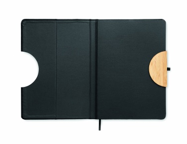 Logo trade promotional giveaway photo of: A5 RPET notebook 80 lined