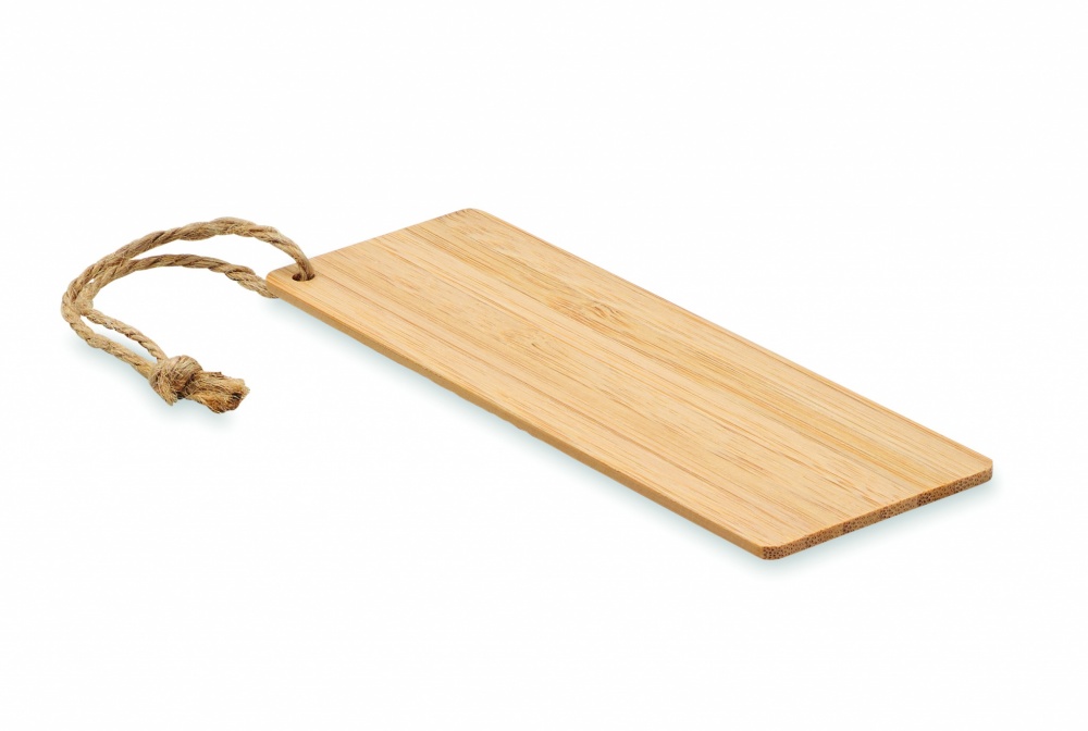 Logo trade promotional giveaways picture of: Bamboo bookmark