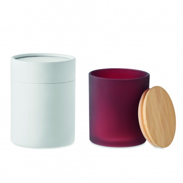 Logo trade advertising product photo of: Plant based wax candle 280 gr