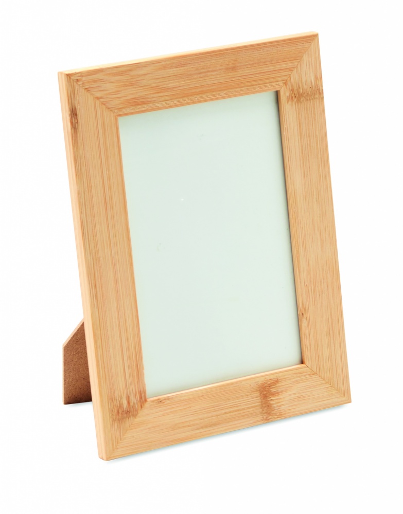 Logo trade promotional item photo of: Bamboo photo frame