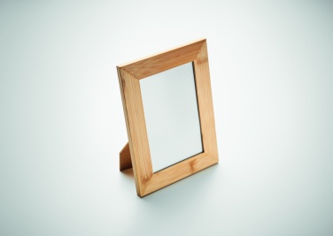 Logo trade business gifts image of: Bamboo photo frame