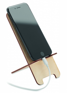 Logotrade promotional giveaway picture of: Birch Wood phone stand