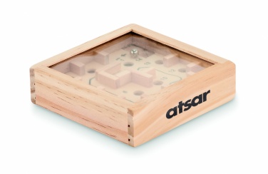 Logotrade advertising product picture of: Pine wooden labyrinth game