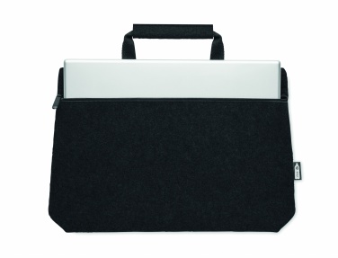 Logo trade promotional items image of: RPET felt zippered laptop bag