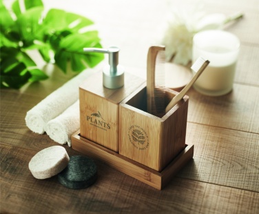 Logotrade corporate gift picture of: 3 piece bath set in bamboo