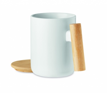 Logotrade promotional giveaways photo of: Porcelain mug with lid 380 ml